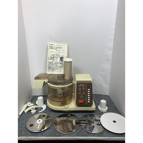 Sears Other - Vintage Sears Kenmore 7 Speed Food Processor model 400.823603 WORKS EB-753